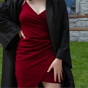 Maroon Sleeveless Dress